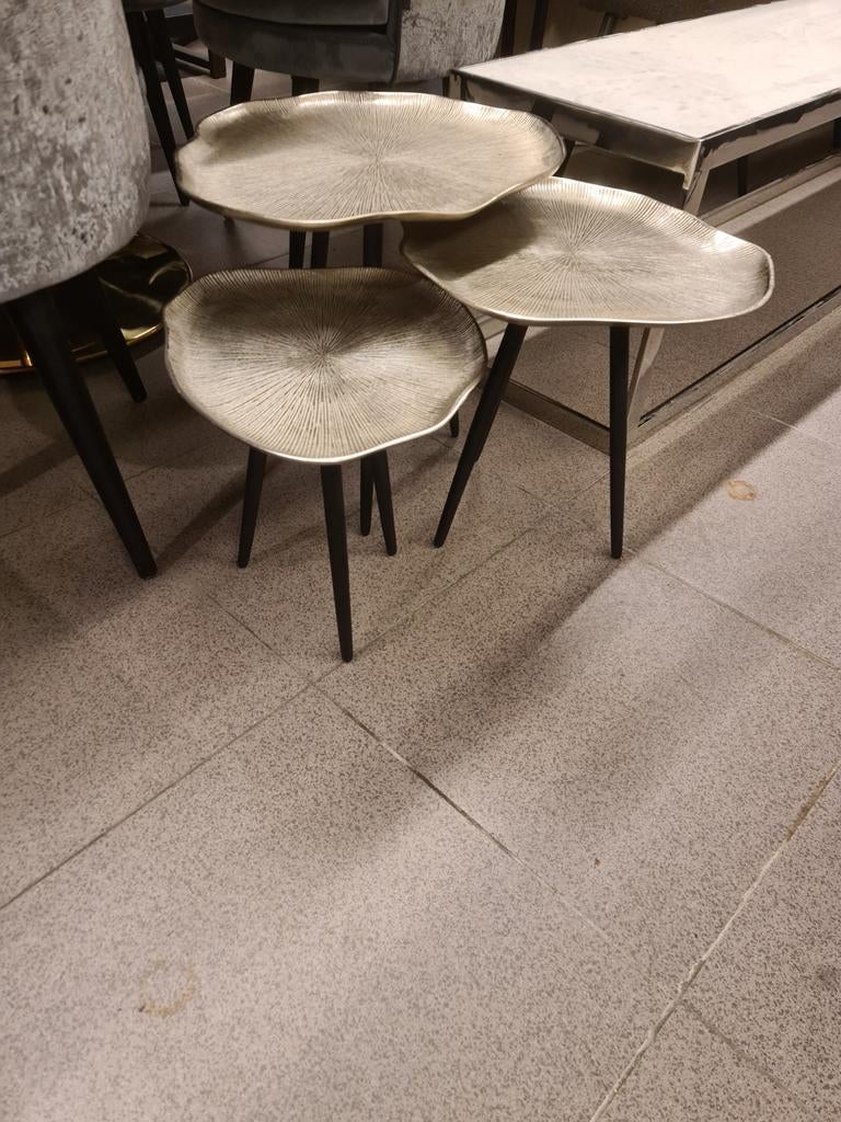 Nieuwe Richmond Volenta set van 3 salontafels €120, Ophalen, ., Nieuw, Metaal