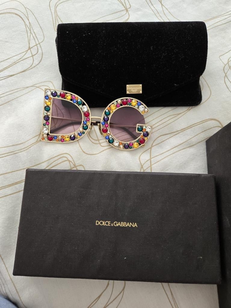 Prachtige originele Dolce & Gabbana zonnebril, Ophalen of Verzenden, Zo goed als nieuw, Dolce & Gabbana
