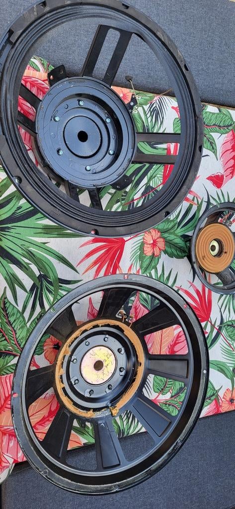 Lege speaker baskets met magneet voor reconing, Audio, Tv en Foto, Luidsprekers, Ophalen, Gebruikt, Overige typen, Overige merken