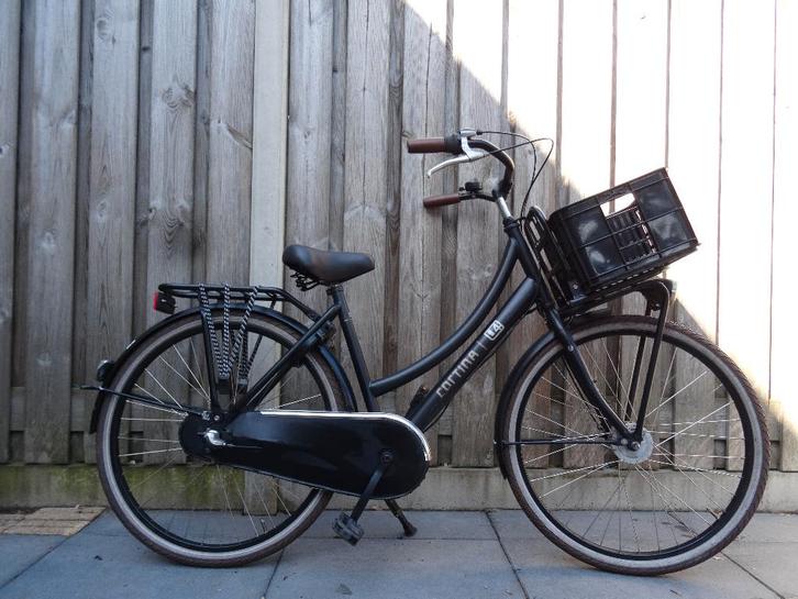 Cortina U4 Transport Meisjesfiets – 26 inch – Zwart, Fietsen en Brommers, Fietsen | Meisjes, Zo goed als nieuw, 26 inch of meer