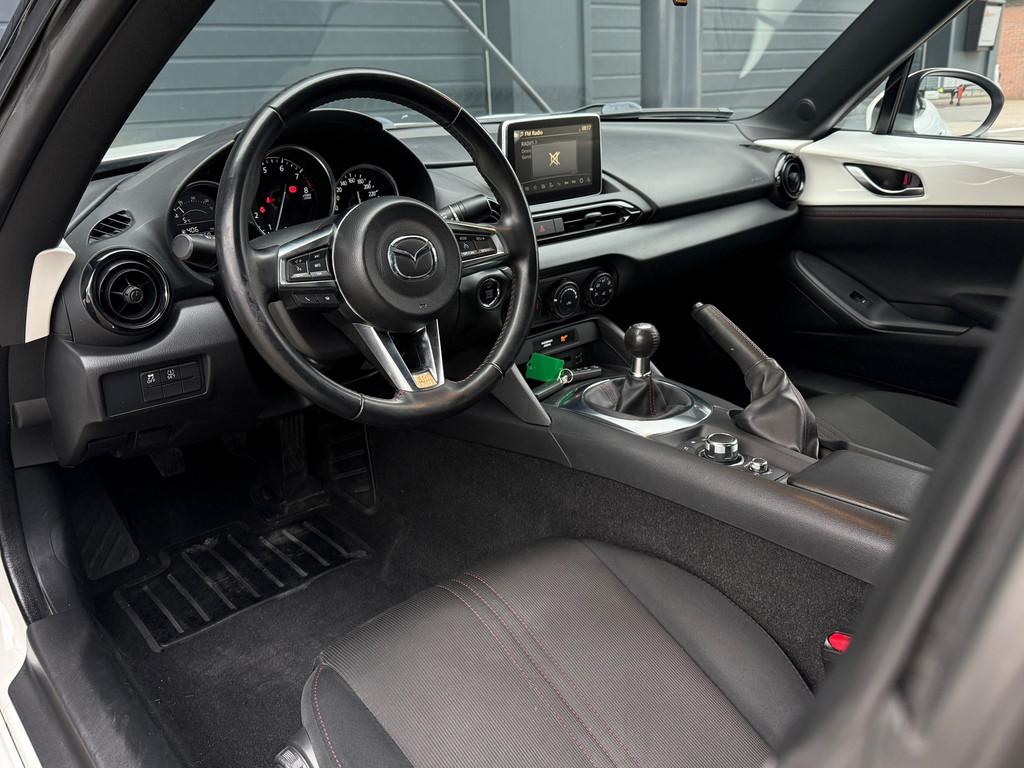 Mazda MX-5 1.5 SkyActiv-G 131 TS, Auto's, Mazda, Gebruikt, 4 cilinders, Cabriolet, Wit