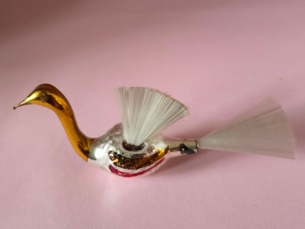 Oude kerstbal vogel zonder knijper, Diversen, Kerst, Ophalen