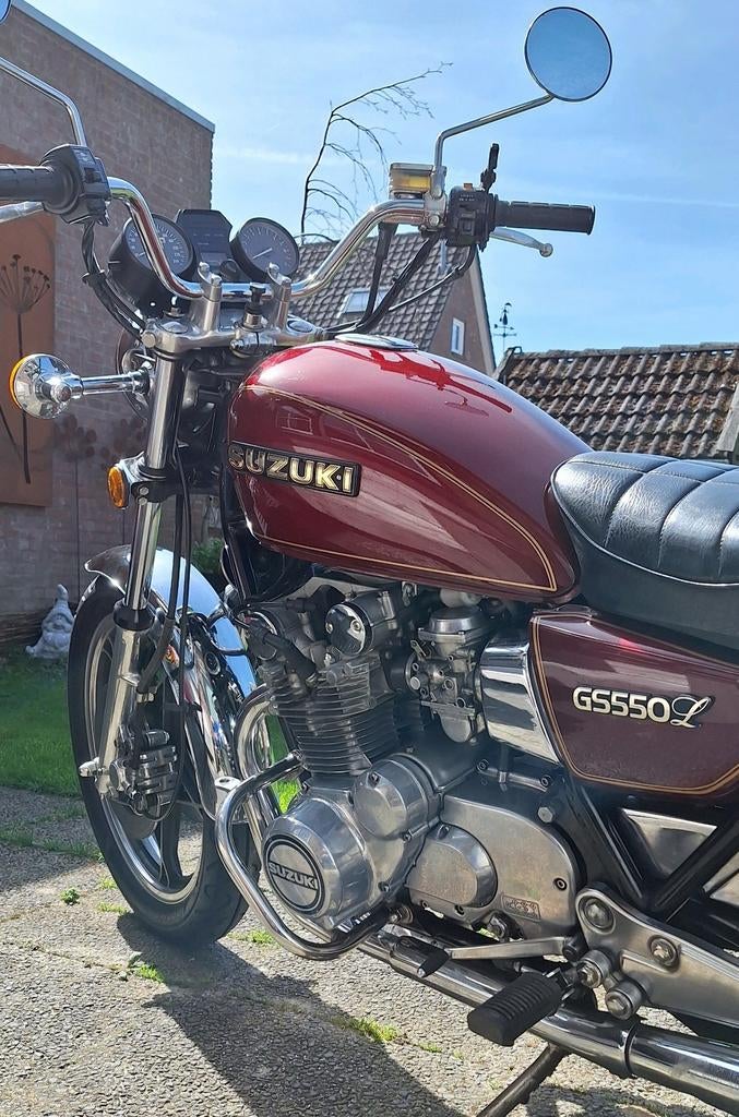 Zeldzaam mooie Suzuki GS550 Oldtimer, Motoren, 4 cilinders, Gebruikt, Handgeschakeld, 550 cc