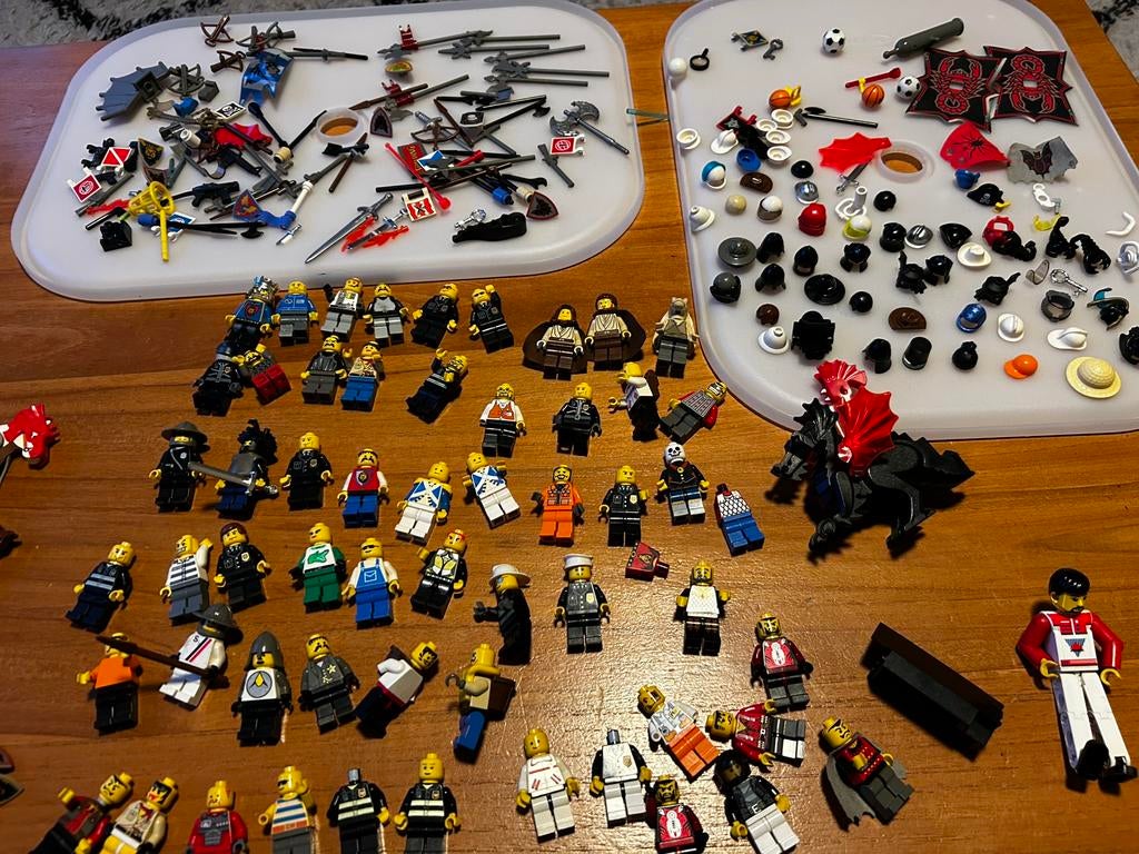LEGO Partij - Darth Vader, Ridders, 3D Platen - Gesorteerd!, Ophalen, Gebruikt