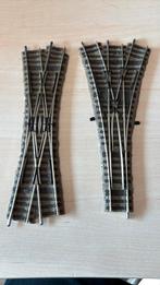 2 flm H0 wissel, aandacht nodig, Gebruikt, Gelijkstroom, Verzenden, Fleischmann