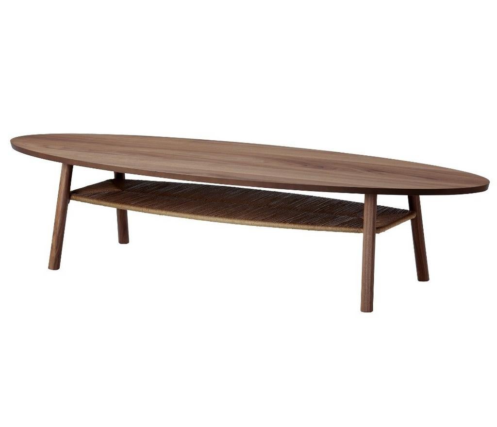 Ikea Stockholm  Stijlvolle ovale salontafel met opbergruimte, Huis en Inrichting, Tafels | Salontafels, Ophalen, Overige materialen