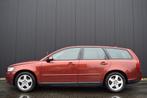 Volvo V50 2.0 Edition I ECC | Originele Audio | Half Leder |, Auto's, Voorwielaandrijving, Zwart, 4 cilinders, Leder en Stof