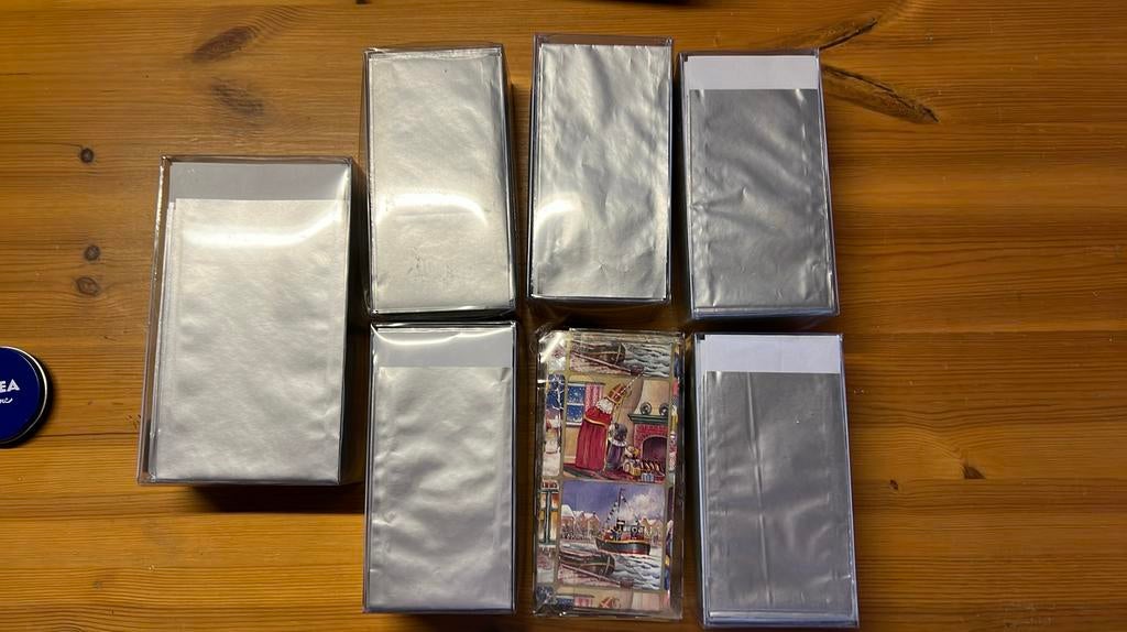 Zilverkleurige verpakkings zakjes voor sieraden etc, Alle leeftijden, Ophalen, Nieuw in verpakking