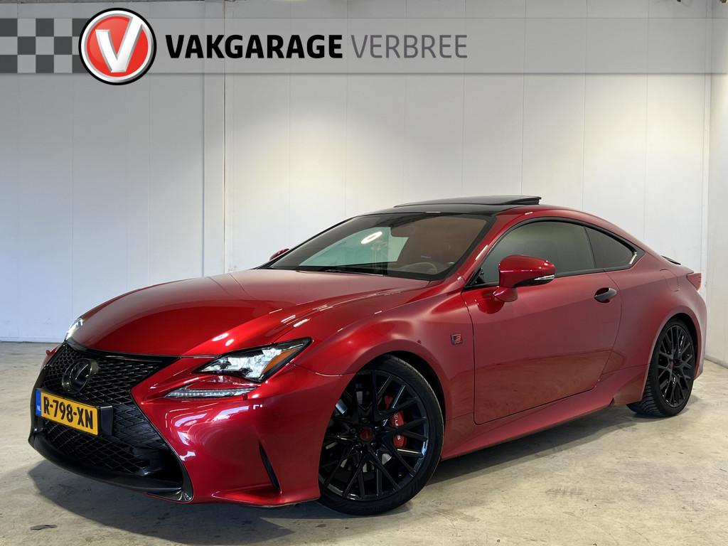 Lexus RC 300h F SPORT Line | Navigatie | LM Velgen 19" | Voo, Achterwielaandrijving, Gebruikt, 4 stoelen, Leder