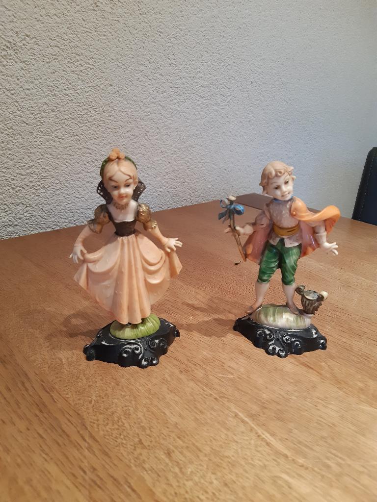 beeldje mannetje en vrouwtje, Ophalen of Verzenden, Zo goed als nieuw