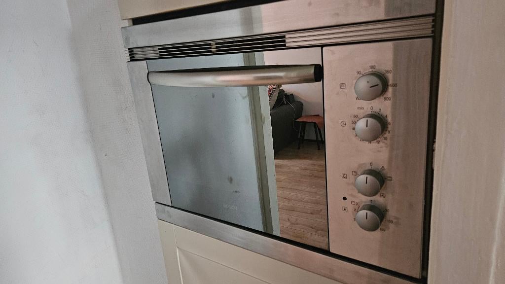 Combi oven magnetron Bosch, Gebruikt, Oven met grill, Inbouw, 45 tot 60 cm