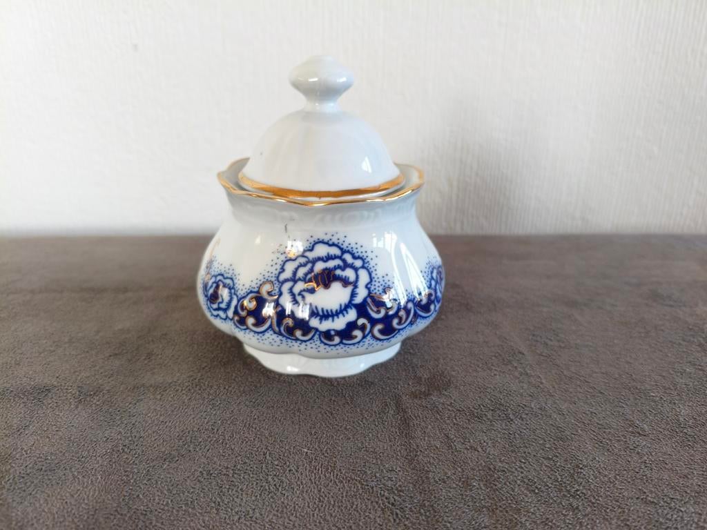 Vintage Apulum suikerpot met deksel, Ophalen of Verzenden