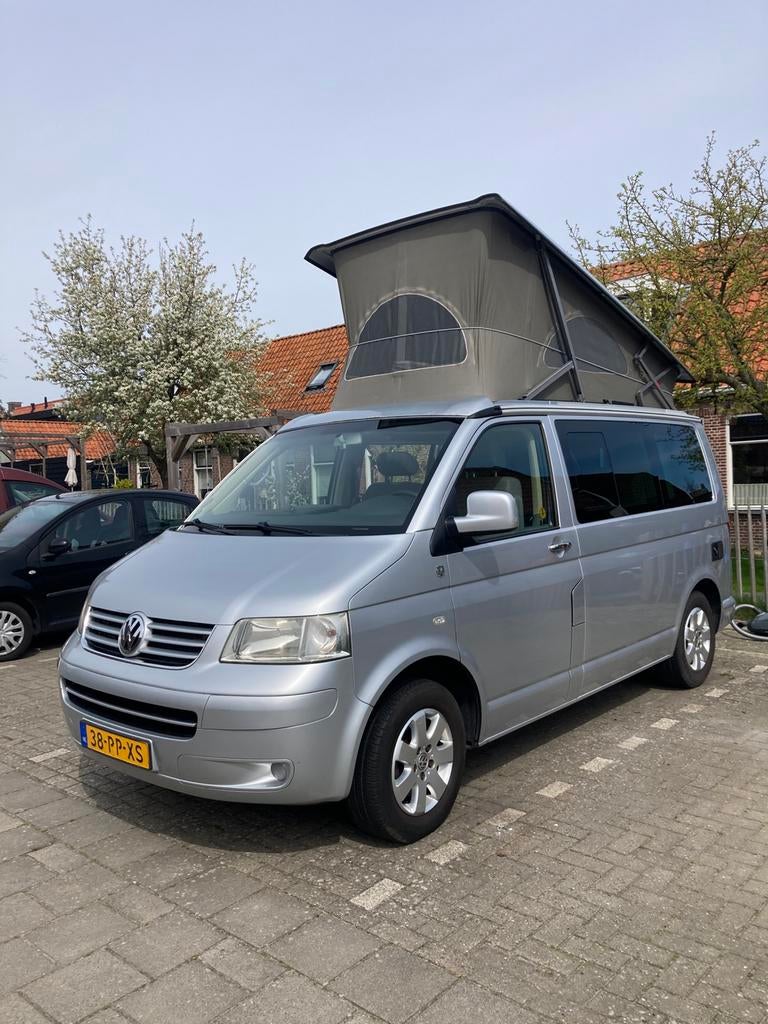 VW T5 california 2.5 originele camper 381861km, Hefdak, Airbags, Volkswagen, Particulier