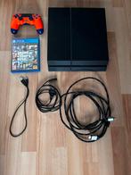 Ps4 met Controller en Gta V, Met games, Ophalen of Verzenden, Zo goed als nieuw, Met 1 controller