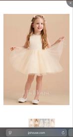Nieuwe Witte A-lijn Tule Jurk (110) met Kralen v. JJ's House, Ophalen of Verzenden, Nieuw, Meisje