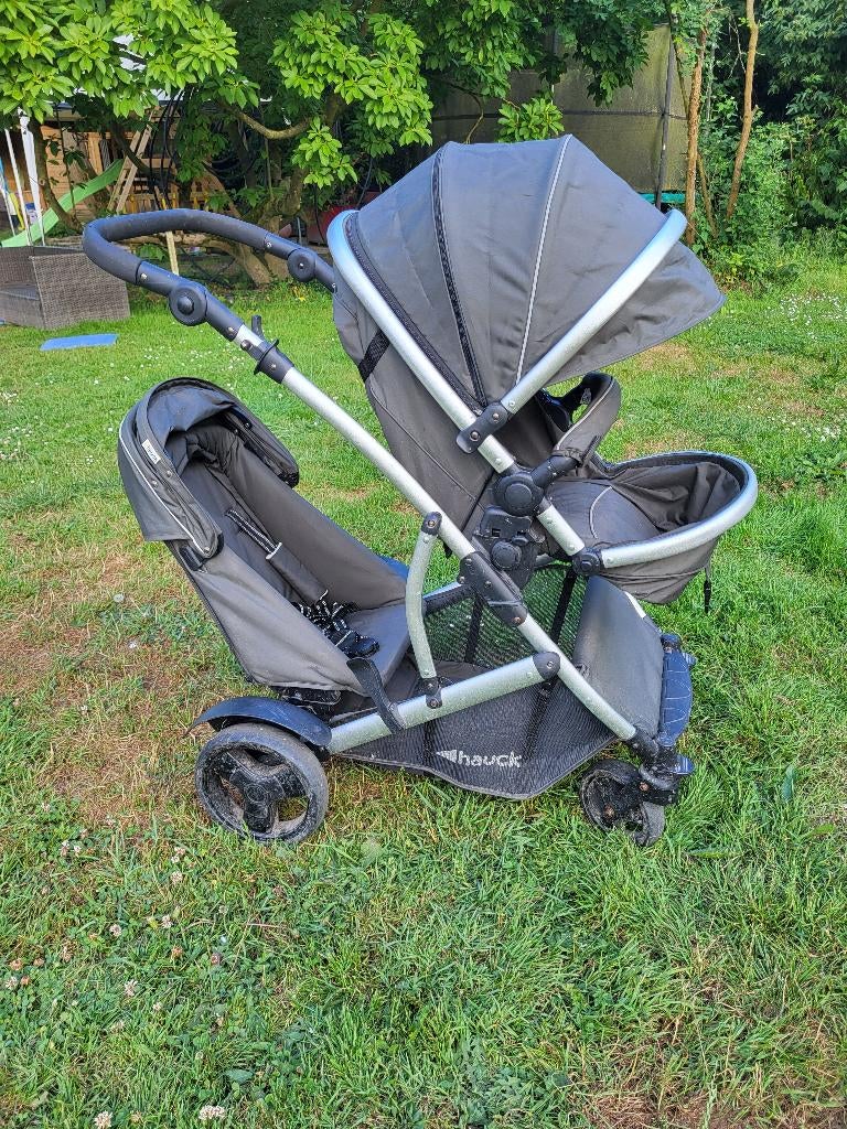 Duo kinderwagen – Hauck duett 2 duo buggy, Gebruikt, Duowagen, Combiwagen, Ophalen
