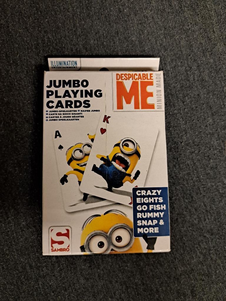 Jumbo speelkaarten Minions, Verzamelen, Speelkaarten, Jokers en Kwartetten, Verzenden, Zo goed als nieuw, Speelkaart(en)