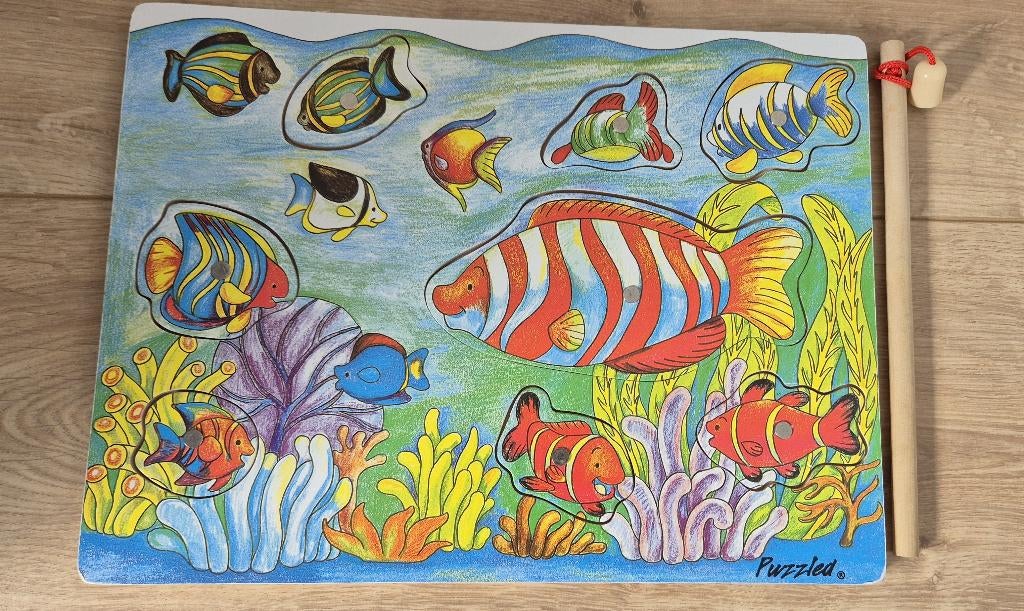 Magneetspel. Magneetpuzzel. Vissen. Magnetisch visspel., Kinderen en Baby's, Speelgoed | Educatief en Creatief, Ophalen of Verzenden