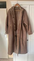 Mooie lams lederen jas Maat 38, Ophalen, Zo goed als nieuw, Maat 38/40 (M), Beige