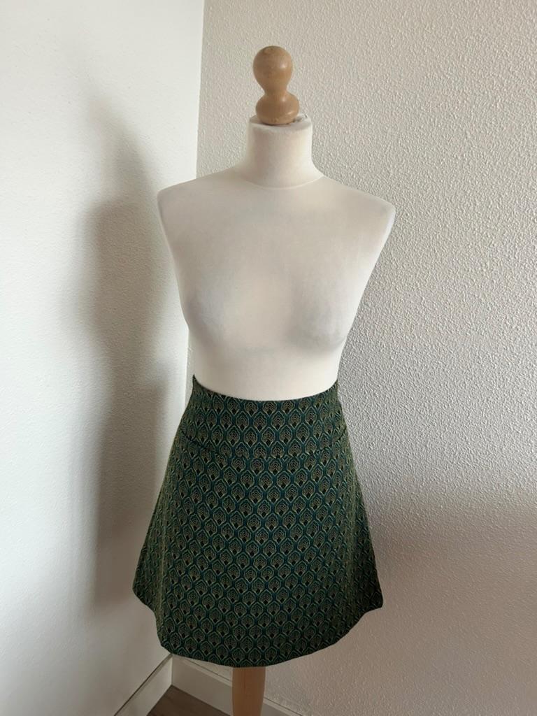 King Louie maat 40 Donkergroene rok 2814