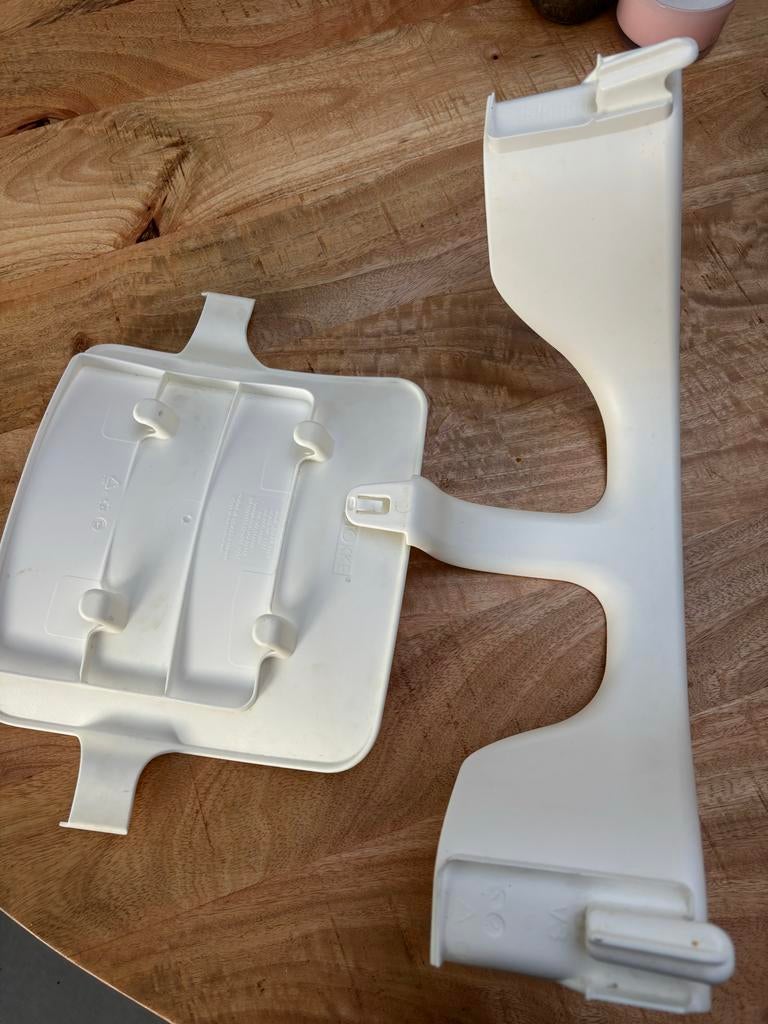 Stokke Tripp Trapp babyset wit, Ophalen of Verzenden, Gebruikt, Meegroeistoel, Stoelverkleiner