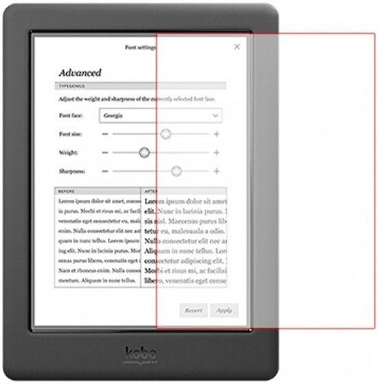 Screenprotector Kobo Nia / Glo / Glo HD / Aura Edition 2, Computers en Software, E-readers, Verzenden, Nieuw, 6 inch of minder