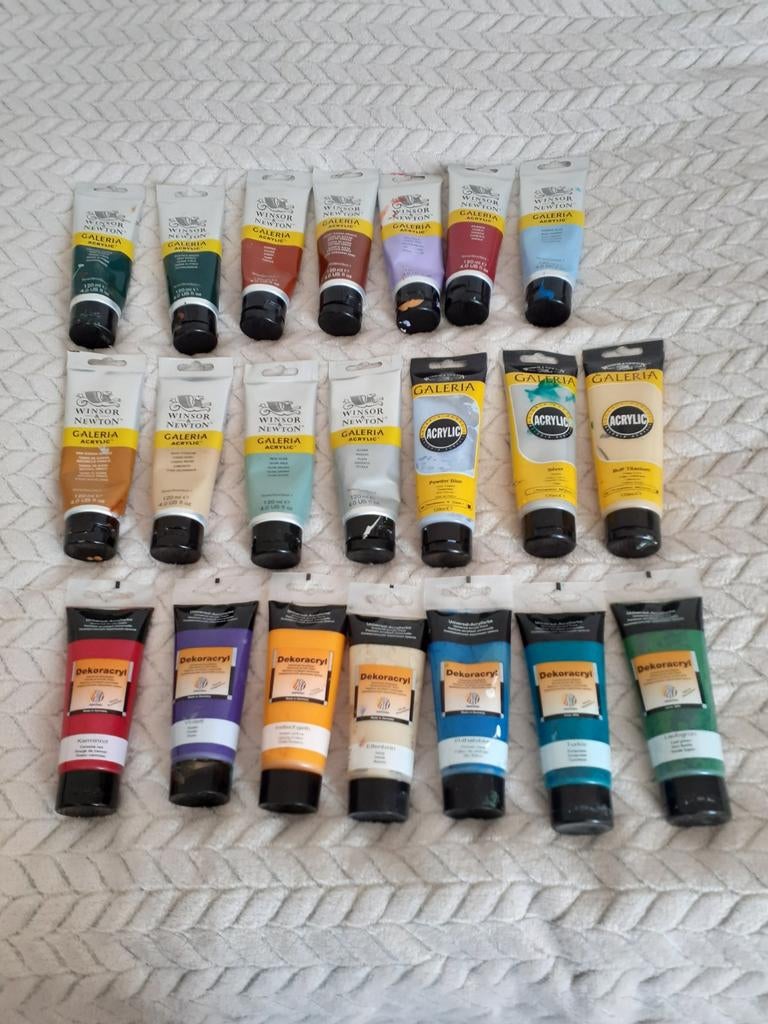 Diverse tubes hobby acrylverf., Ophalen of Verzenden