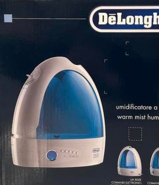 DeLonghi luchtbevochtiger groot waterreservoir humidifier, Ophalen of Verzenden, Zo goed als nieuw, Luchtbevochtiger
