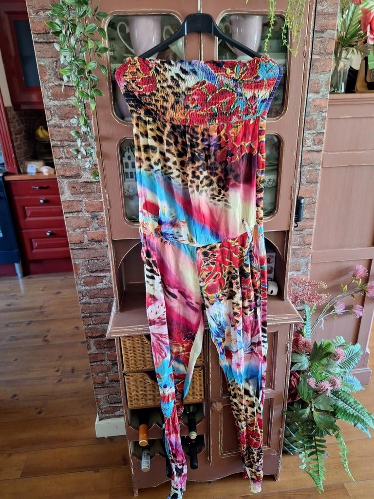 Jumpsuit ambika maat m l, Kleding | Dames, Jumpsuits, Ophalen of Verzenden, Gedragen, Maat 38/40 (M), Overige kleuren