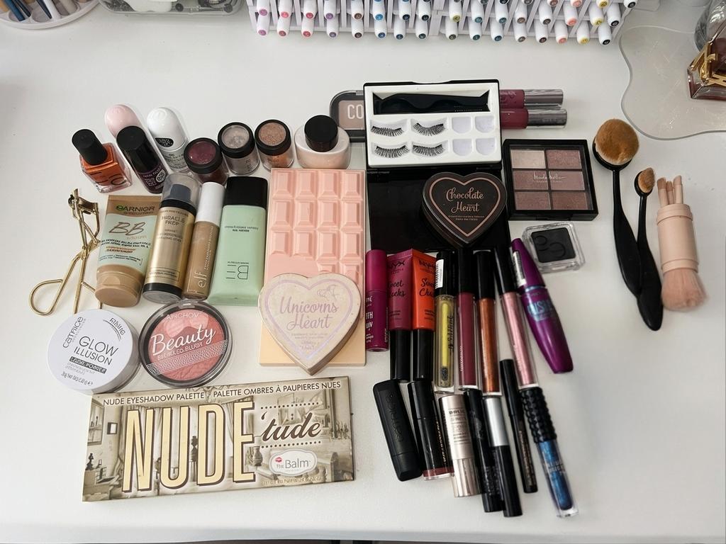 Groot Make-up Pakket (Veel NIEUW!) The Balm, NYX, BECreative, Ophalen of Verzenden, Zo goed als nieuw, Overige kleuren, Gehele gezicht
