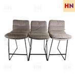 3x Luxe KFF Arva Barstoel - Duits Design, Huis en Inrichting, Ophalen, Gebruikt, Leer, 60 tot 90 cm