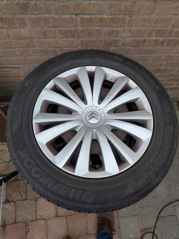 Citroën stalen velgen inclusief wieldoppen, Auto-onderdelen, Banden en Velgen, Banden en Velgen, Zomerbanden, Gebruikt, Ophalen