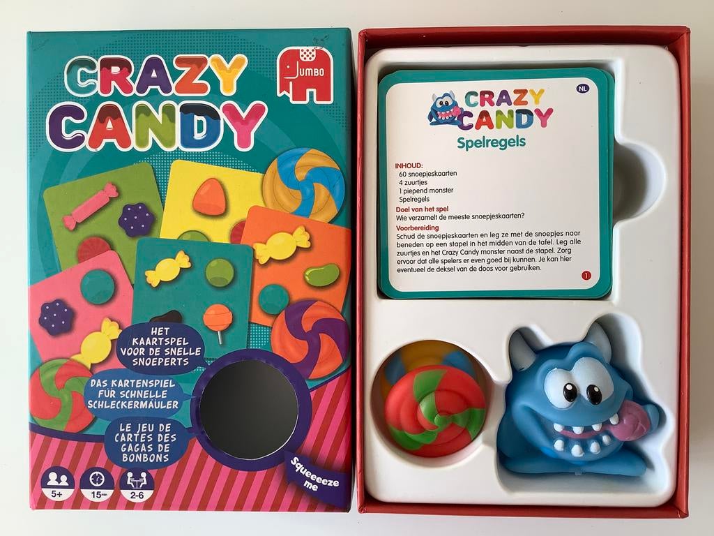 Zgan Crazy Candy spel van Jumbo, Ophalen, Zo goed als nieuw