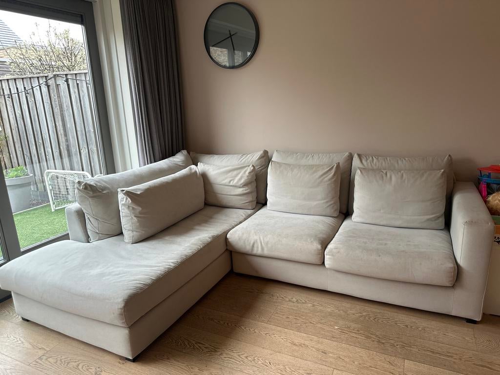 Comfortabele hoekbank - Ideaal voor ontspanning, Ophalen, 250 tot 300 cm, Gebruikt, 100 tot 125 cm