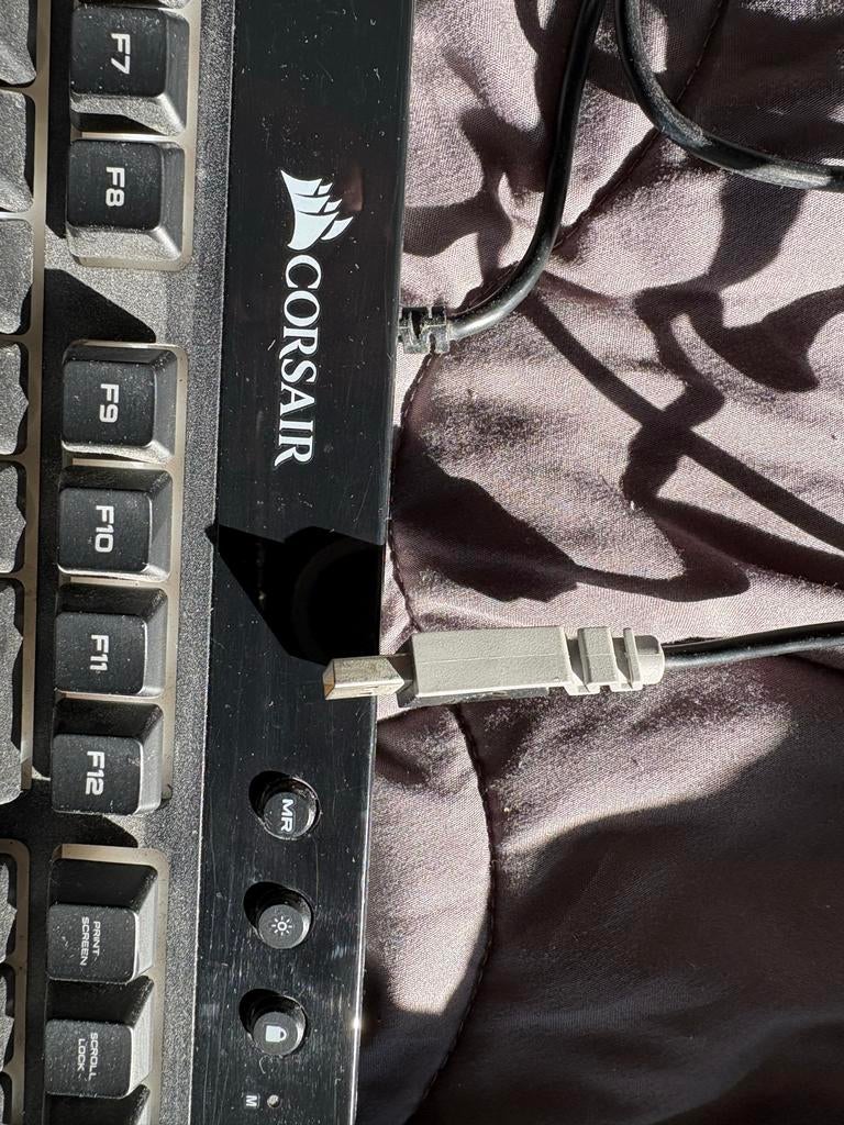 Corsair K55 RGB Gaming Toetsenbord - Bedraad, Computers en Software, Toetsenborden, Gebruikt, Gaming toetsenbord, Ophalen of Verzenden