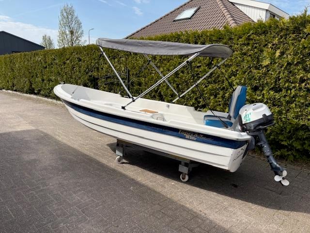 INRUILER! Topcraft hunter met Yamaha 4 PK 4 Takt (bj 2004), Gebruikt, Polyester, Overige brandstoffen, 3 tot 6 meter