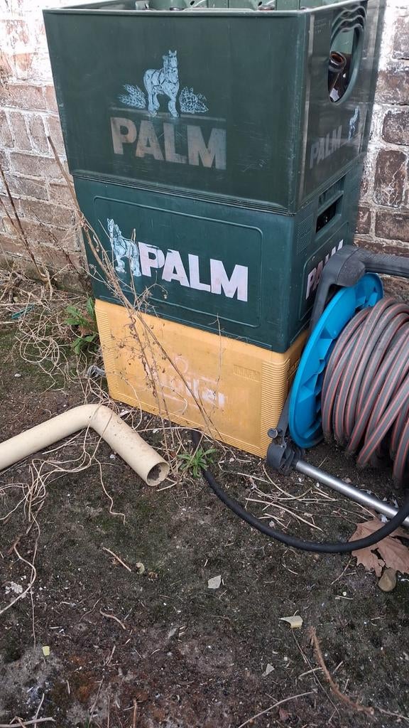 Gratis 6 lege kratten (Palm en Jupiler), Ophalen of Verzenden, Gebruikt, Krat, Minder dan 35 cm