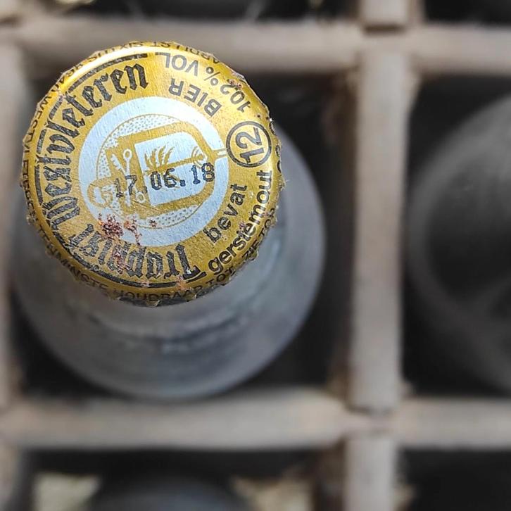 Gerijpte Westvleteren trappist 12 na 8 jaar in koele kelder., Verzamelen, Biermerken, Nieuw, Flesje(s), Overige merken, Ophalen of Verzenden