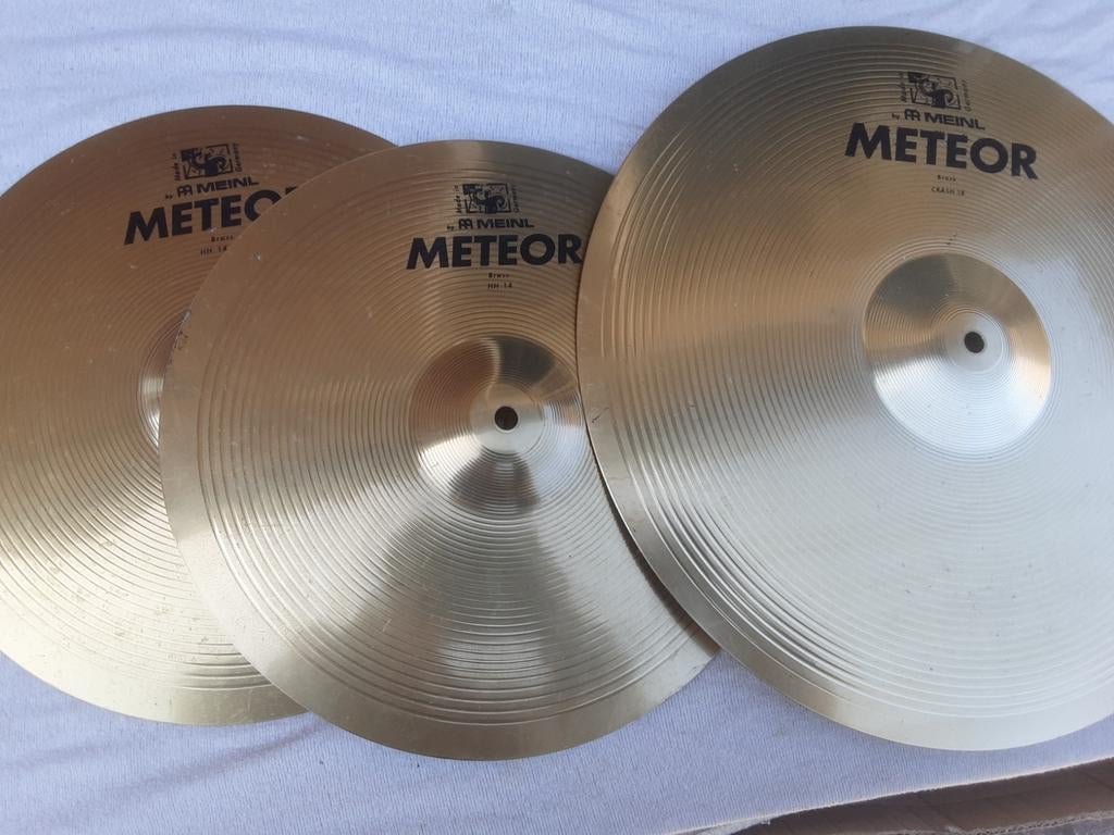 3 bekkens, Ophalen, Gebruikt, Drums of Percussie