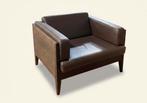 Marcel Wanders vintage design fauteuil leer hout, Ophalen, Gebruikt, Leer