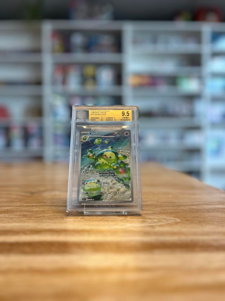 2024 Pokémon Reuniclus TEF #171 BGS 9,5, Ophalen of Verzenden, Nieuw