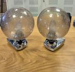 Twee glazen bol lampen, Ophalen of Verzenden