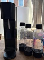 Sodastream met 3 flessen en koolzuurtank, Ophalen of Verzenden, Gebruikt