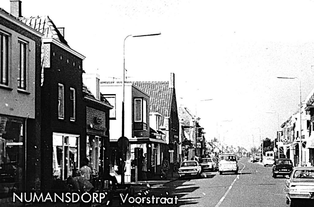 806177 Numansdorp Voorstraat Algemene Bank Nederland ABN, Verzamelen, Ophalen of Verzenden, 1960 tot 1980, Ongelopen, Zuid-Holland
