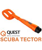Quest Scuba Tector metaaldetector - Zo goed als nieuw, Overige merken, Instelbare gevoeligheid, Meer dan 30 cm, Ophalen of Verzenden