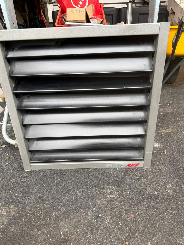 Jaga AVS Luchtverwarmer / Ventilatorconvector – Werkend, Ophalen of Verzenden, Zo goed als nieuw, Minder dan 60 cm, 30 tot 80 cm