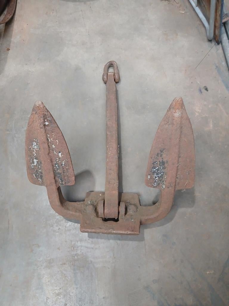 Anker 60 kg - Gegalvaniseerd scheepsanker, Ophalen, Gebruikt, Overige typen, Onbekend