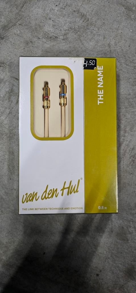 Van den Hul The Name interlink kabel 0.8M, Audio, Tv en Foto, Audiokabels en Televisiekabels, Ophalen of Verzenden, Nieuw, Minder dan 2 meter