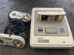 Super nintendo spelcomputer & spel, Spelcomputers en Games, Spelcomputers | Nintendo Super NES, Ophalen, Zo goed als nieuw, Met 2 controllers