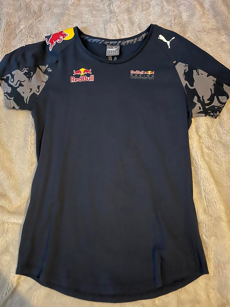 Red Bull Racing T-shirt Dames Maat M - Goede Staat, Maat 38/40 (M), Blauw, Ophalen of Verzenden, Korte mouw
